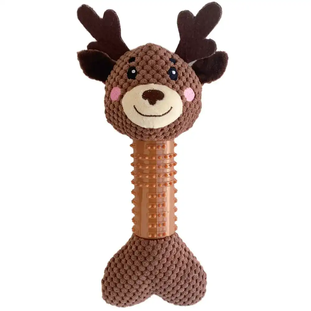 Bubimex Peluche con mordedor de navidad grande con forma de Reno - 33 cm - Bubimex - Comparador de precios