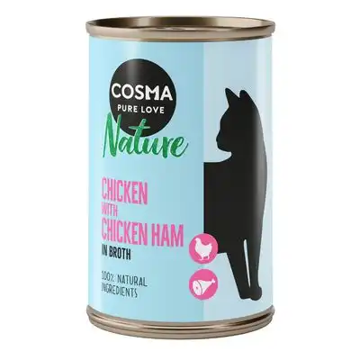 Cosma Nature 6 x 140 g - Pollo y jamón de pollo - Cosma - Comparador de precios
