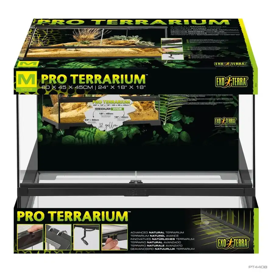 Exo Terra - Pro Terrarium-M,60x45x60cm-TALL - 60 cm x 45 cm x 60 cm - Exo Terra - Comparador de precios