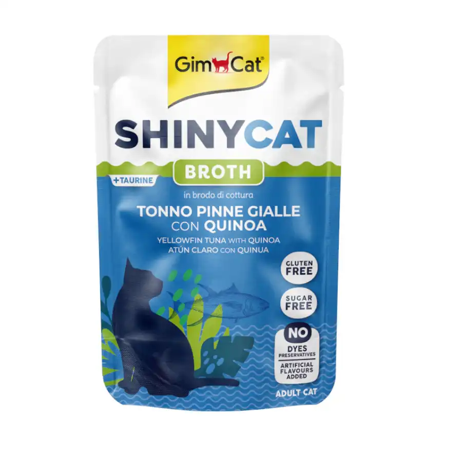 GimCat atún y quinoa en caldo sobre para gatos 70 g - GimCat - Comparador de precios