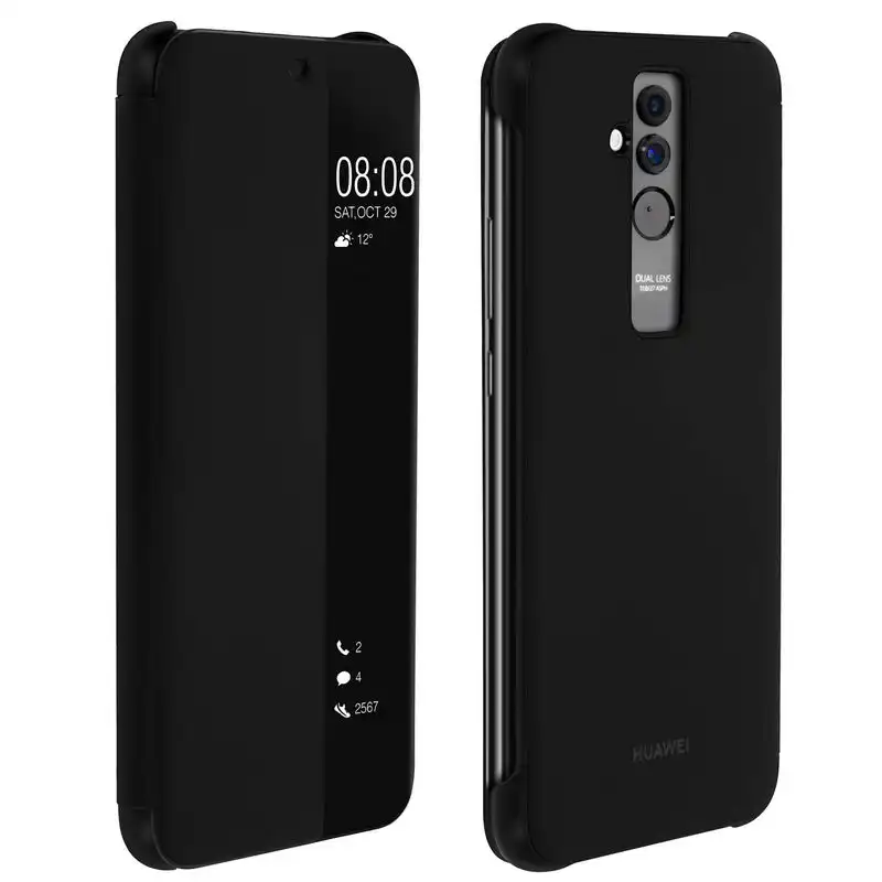 Huawei Funda Semi Translúcida Negra para Huawei Mate 20 Lite