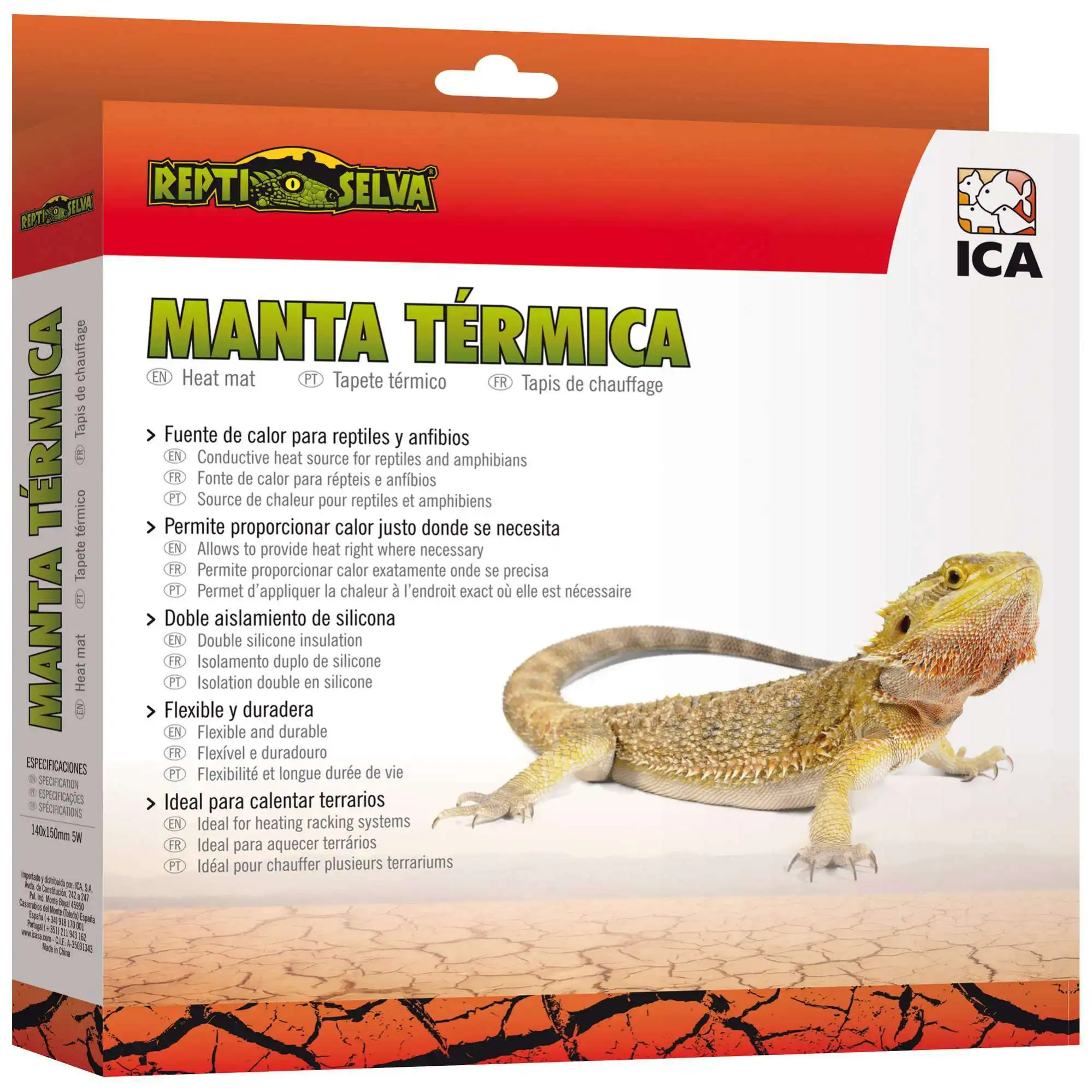 Manta térmica REPTI-SELVA 5 W - TPTG - Comparador de precios