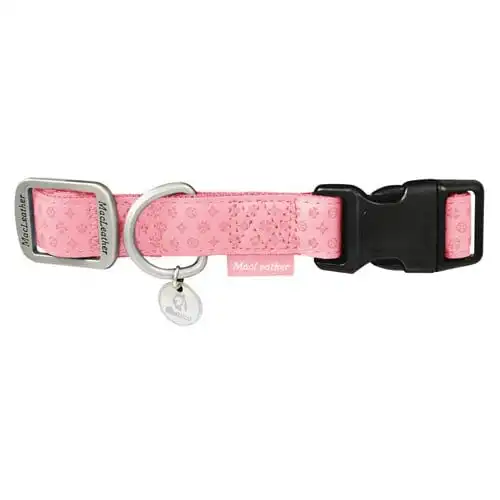 Collar para perros MacLeather rosa XL