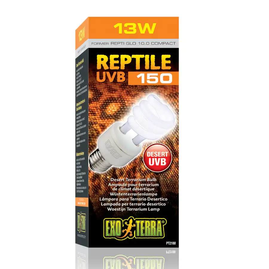 Lámpara para terrarios de bajo consumo UVB 150 10.0 Exo Terra 13 W - Exoterra - Comparador de precios