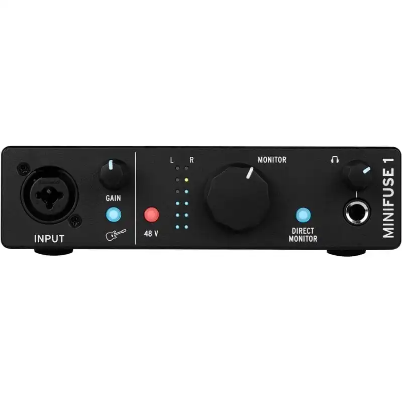 Arturia MiniFuse 1 Interfaz de Audio USB Compacta Negra