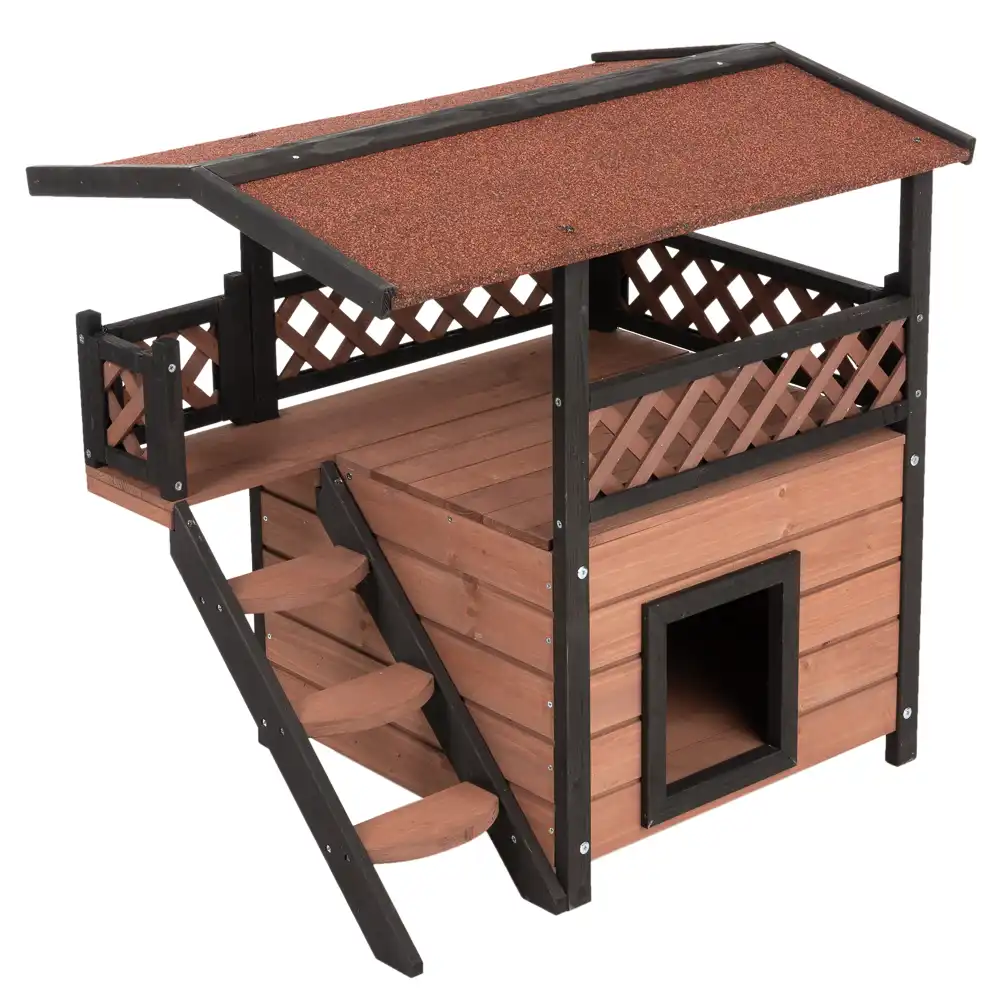 Casita para gatos Maisonette - 77 x 56,4 x 72,4 cm (LxAnxAl)