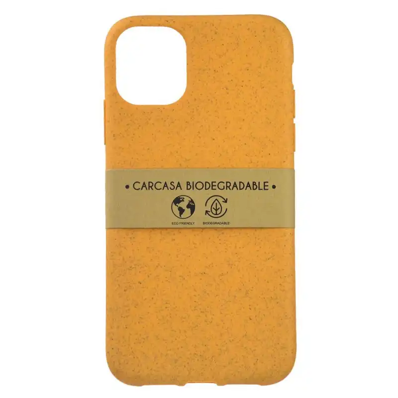 Funda Biodegradable Amarilla para iPhone 11