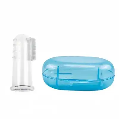 FurryFusion Cepillo de dedos para perros y gatos, paquete de 5 - azul - Furry Fusion - Comparador de precios