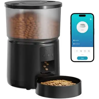 HausPets Dispensador automático comida gatos 5G 2 4G WiFi 3L 10 comidas día - Artículo 1 - HausPets - Comparador de precios