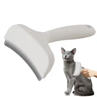 HausPets Peine desenredante de acero inoxidable para perros y gatos - Dientes curvos / Uso doméstico - HausPets - Comparador de precios
