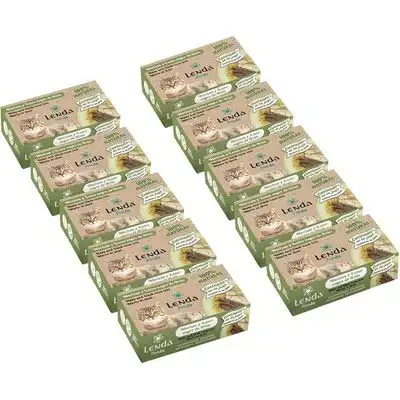 Lenda Foodie Cat Merluza y Lomo Negro de Atún - 10 x 120 g - Lenda - Comparador de precios