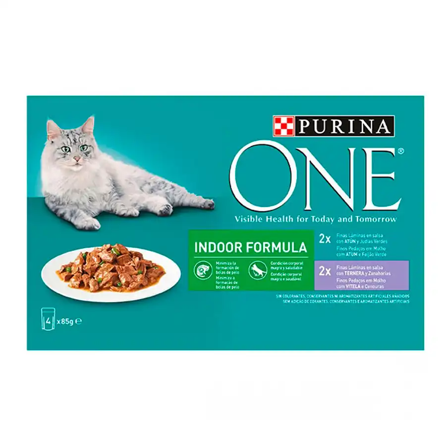 Purina One Wet Indoor 12x85 GR