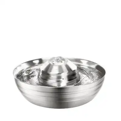 UAMLY Fuente para gatos de acero inoxidable - 2 litros - Uamly - Comparador de precios