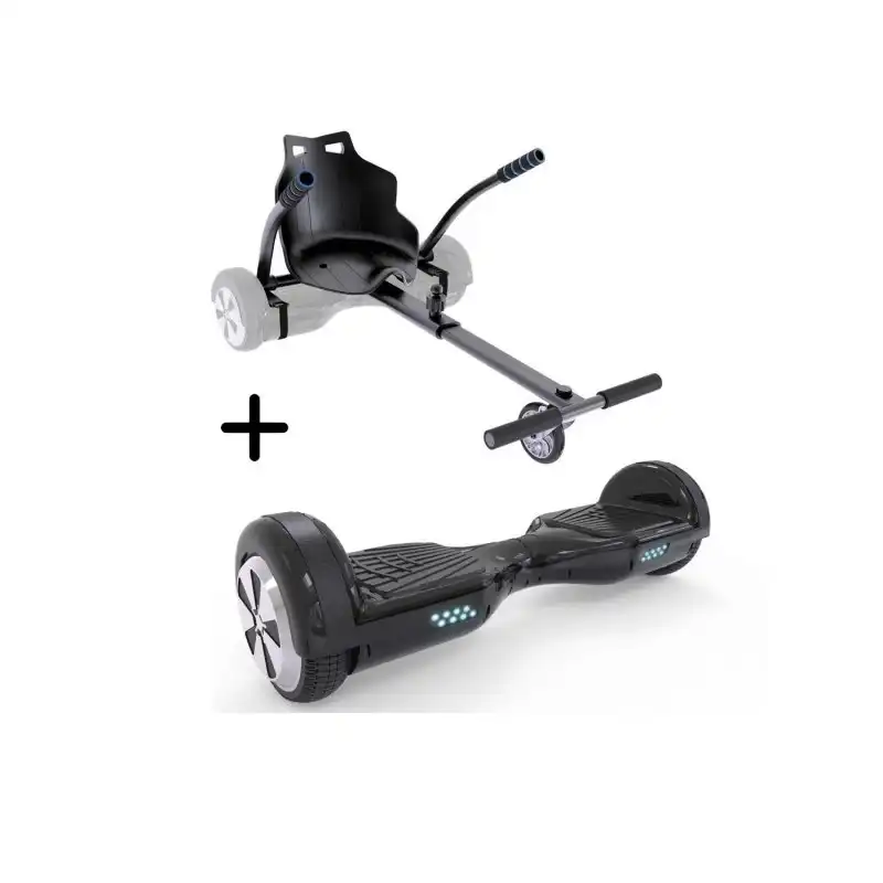 UrbanGlide Hoverboard 65 S Black + Kart Silla Negro