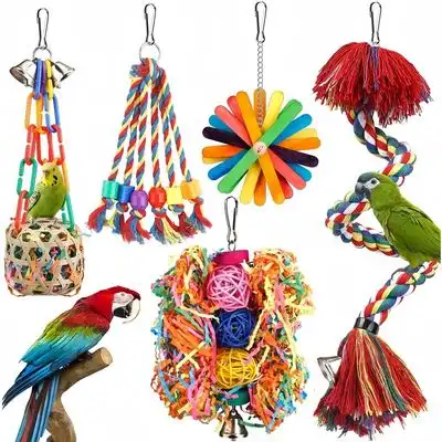 ZooVenture  de cuerda con percha y campanilla de colores pájaros - TIENE - Zooventure - Comparador de precios