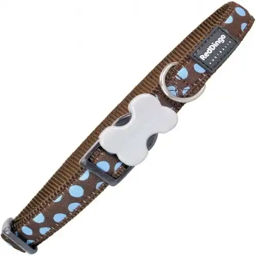 Collar para perros Spots Azul S - RedDingo - Comparador de precios