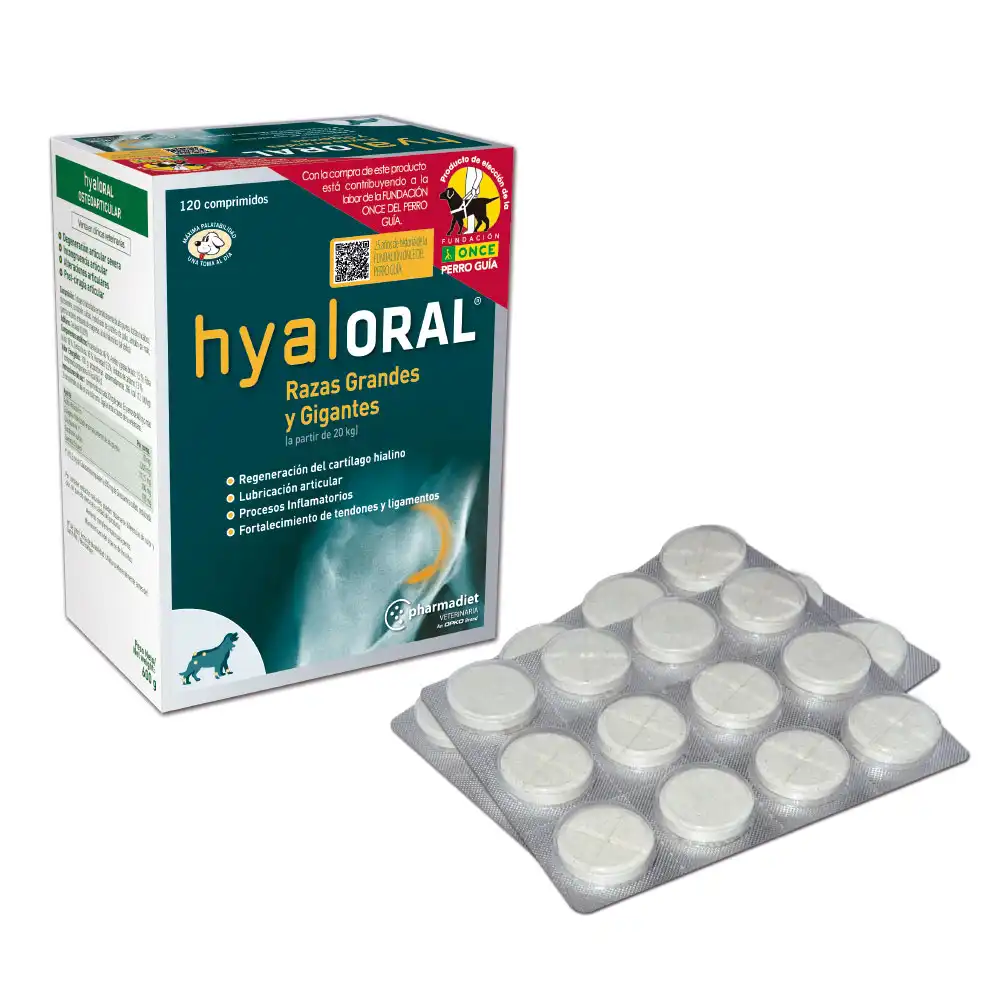 Hyaloral razas grandes y gigantes 120 cds.