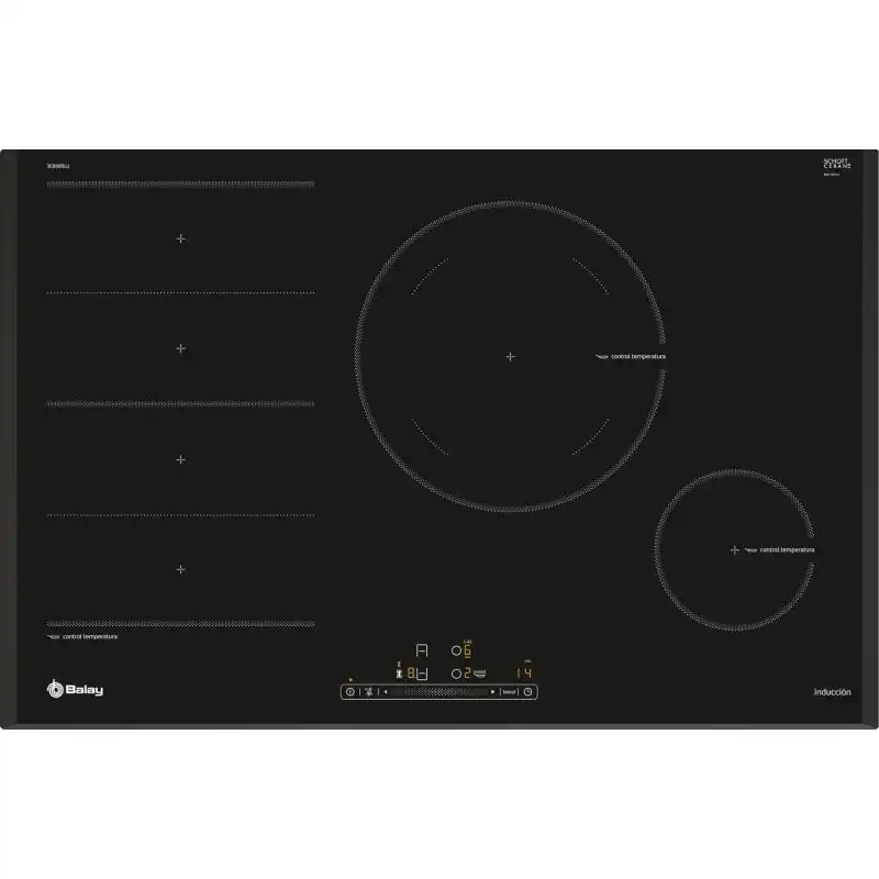Balay 3EB989LU Placa de Inducción 3 Zonas 80cm Negra