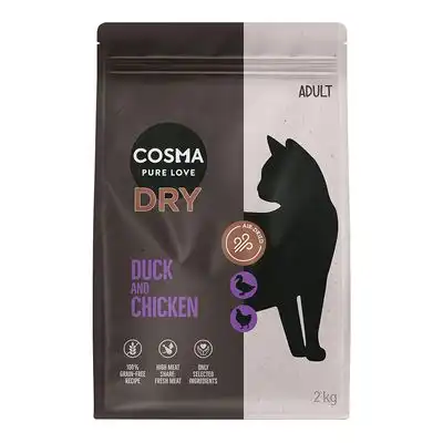 Cosma Air-Dried pato y pollo pienso para gatos - 2 kg - Cosma - Comparador de precios