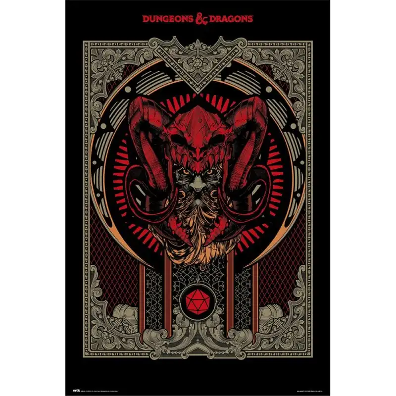 Erik Maxi Póster Dungeons & Dragons Player's Handbook 91.5x61cm