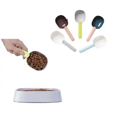 IntiMeg cuchara para comida de perro y gato - Gris+Verde - IntiMeg - Comparador de precios