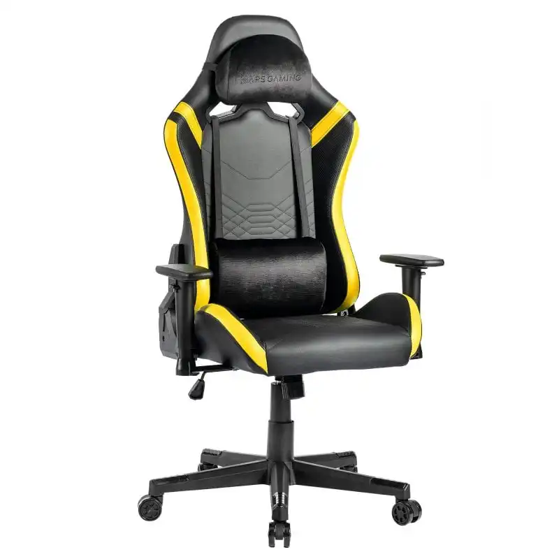 Mars Gaming MGC-Pro Cuero PU Silla Gaming Amarillo