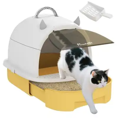 PawHut Arenero para Gato - Amarillo - PawHut - Comparador de precios