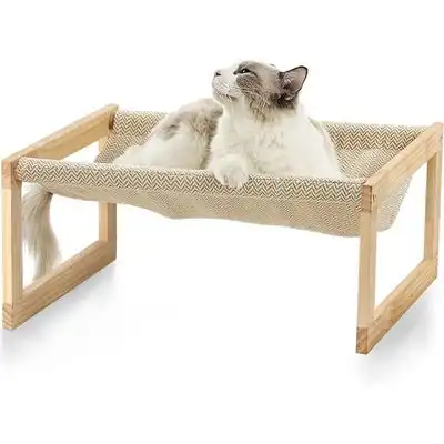 UAMLY Hamaca de madera para gatos de interior - 1 pieza - Uamly - Comparador de precios