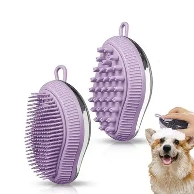 ZooVenture Juego de cepillos de baño para perros y gatos - Púrpura - Zooventure - Comparador de precios