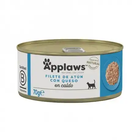 Applaws Comida Húmeda para Gatos en Caldo con Atún y Queso, 24x156 gr - Applaws - Comparador de precios