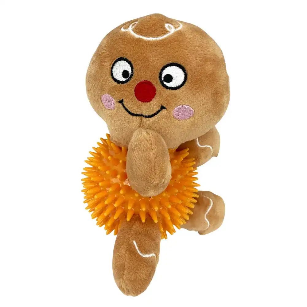 Bubimex Pelota dental de navidad de peluche don forma de Galleta para perros - 20 cm - Bubimex - Comparador de precios