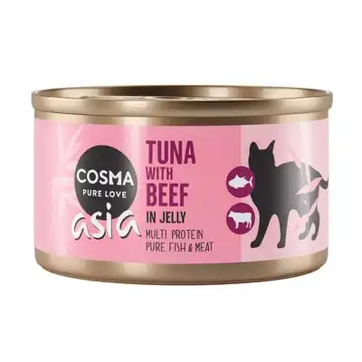 Cosma Asia en gelatina 24 x 85 g - Pack Ahorro - Atún con vacuno - Cosma - Comparador de precios