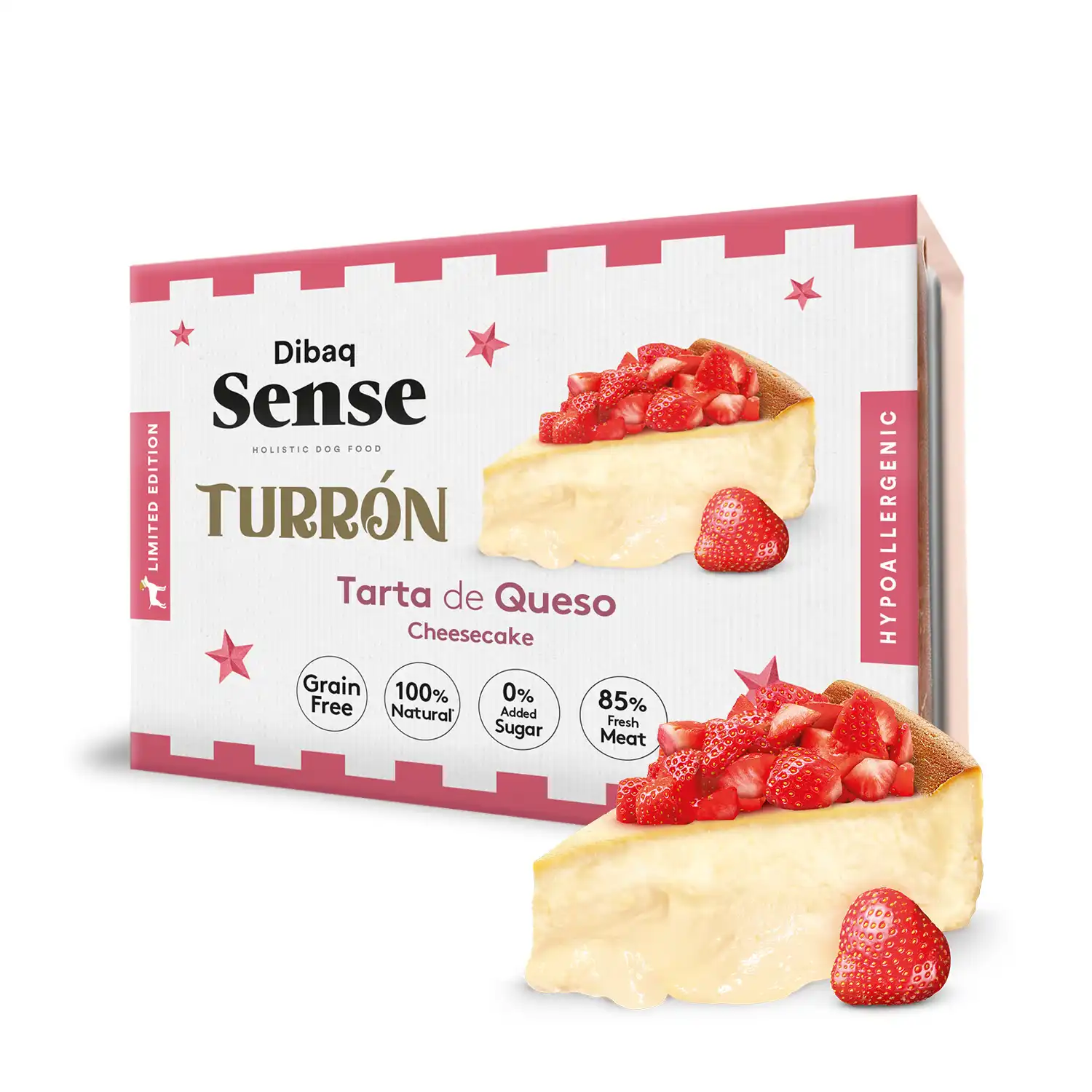 Dibaq Sense Turrón Tarta de Queso para perros - 0.185 g - Dibaq - Comparador de precios