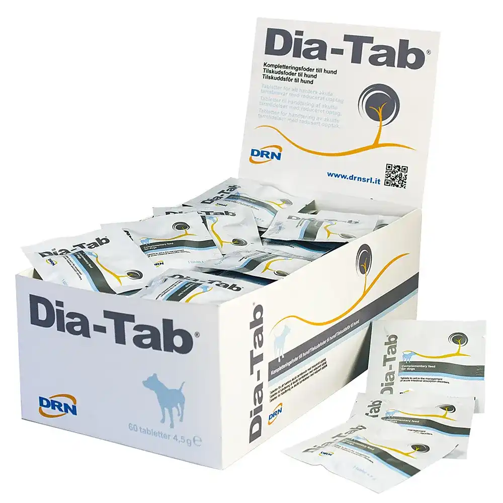 Fatro DIA-TAB es un complemento para perros que controla la diarrea aguda - 1 comprimido - Fatro - Comparador de precios