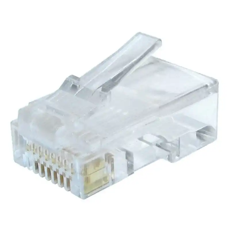 Gembird LC-8P8C-002/100 Conector RJ45 8PC8 LAN CAT6 Transparente 100 Piezas