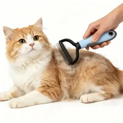 HausPets Cepillo desenredante doble cara acero 9+17 púas - azul, S, L - Zooventure - Comparador de precios