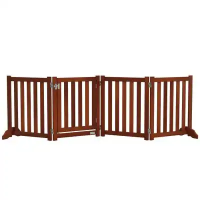 PawHut Barrera para Perro 205x30x60 cm Marrón - 1 Article - PawHut - Comparador de precios