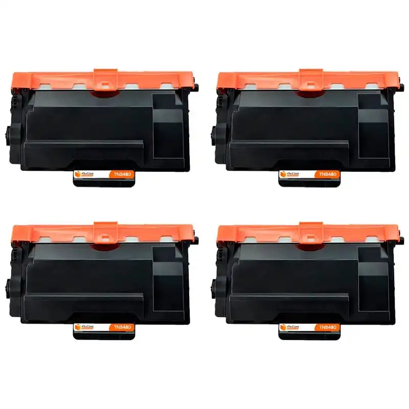 Pccom Essential Brother TN3430/TN3480 Tóner Compatible Negro Pack 4