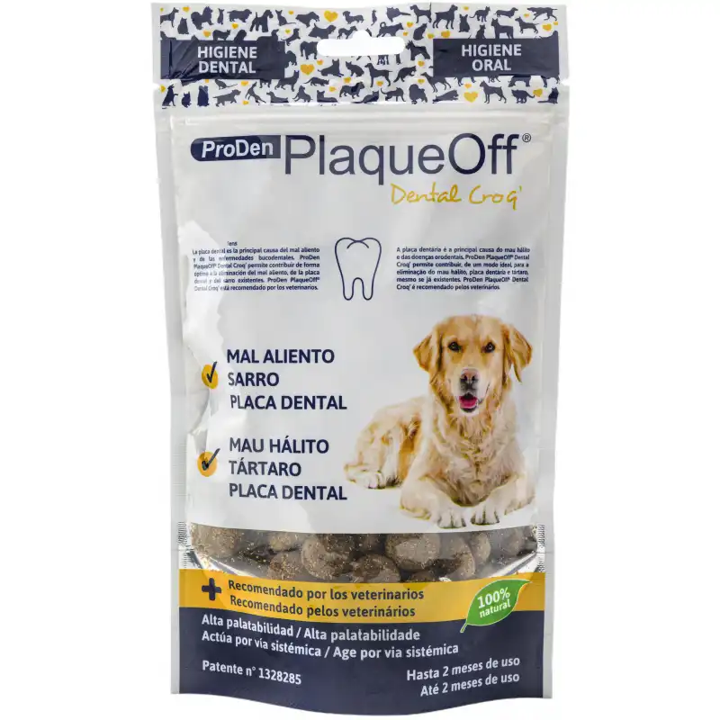 ProDen PlaqueOff Dental Croq snacks dentales para perros - 150 g - ProDen - Comparador de precios