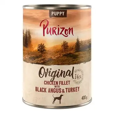Purizon 140 / 400 g comida húmeda para perros - Oferta de prueba - Puppy Black Angus - 1 x 400 g - Purizon - Comparador de precios
