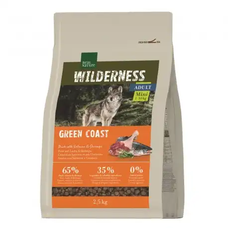 Real Nature Green Coast Mini Pienso para Perros Pequeños con Pato y Salmón, 4 kg - Real Nature - Comparador de precios