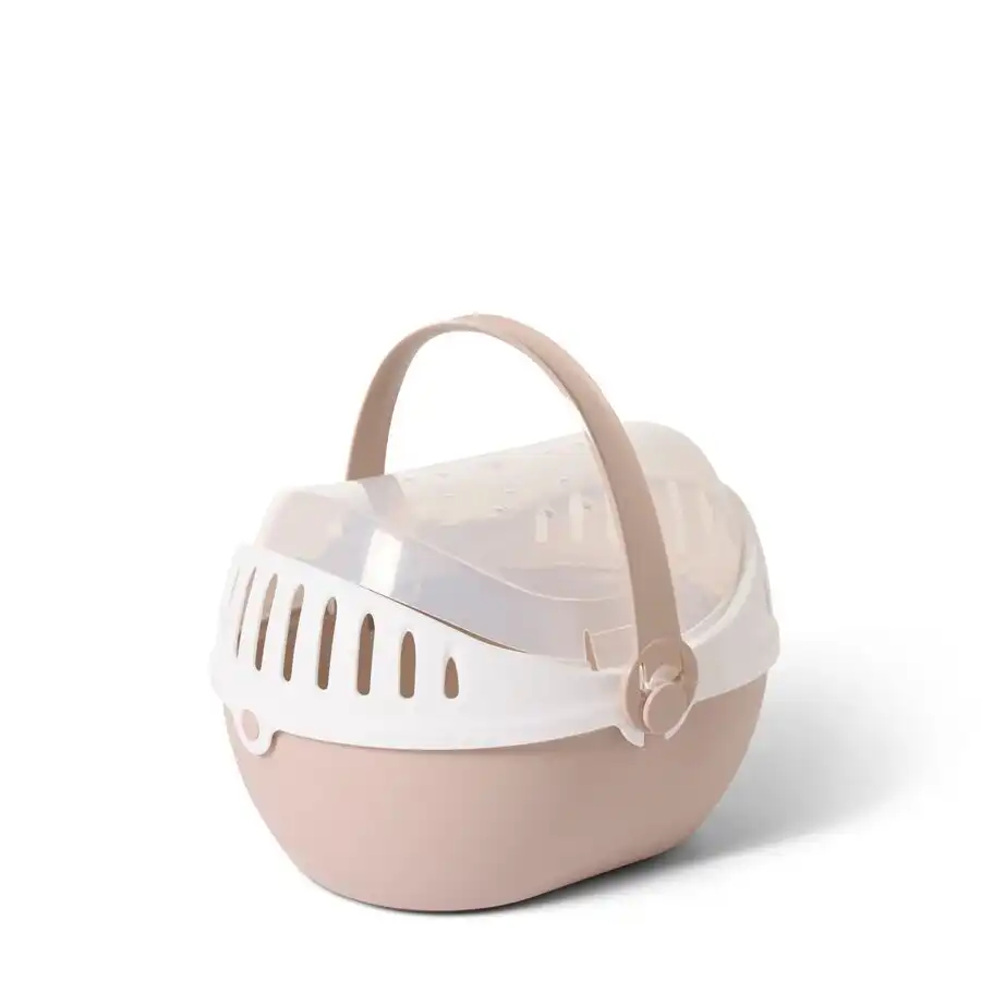 SAVIC TRANSP. ELMO ROED.36X28X22CM ROSA CHAMPAGNE - 25 x 22 x 36 cm - savic - Comparador de precios