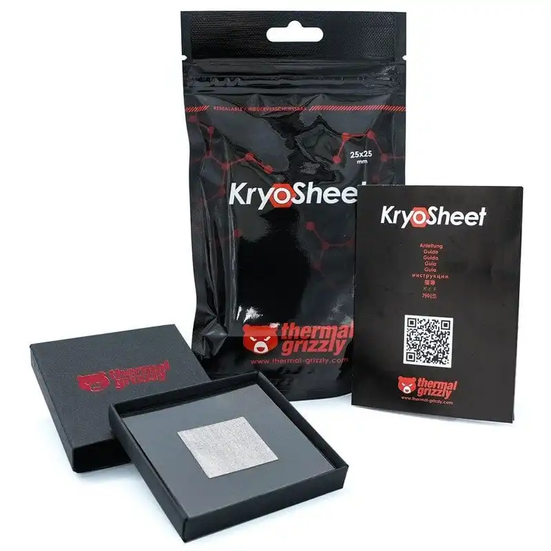 Thermal Grizzly Kryosheet Almohadilla Térmica - 25 X 25 Mm